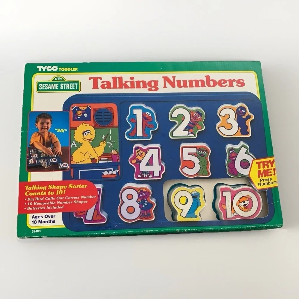 Sesame Street Talking‎ Numbers Count To 10 Tyco Toddler
